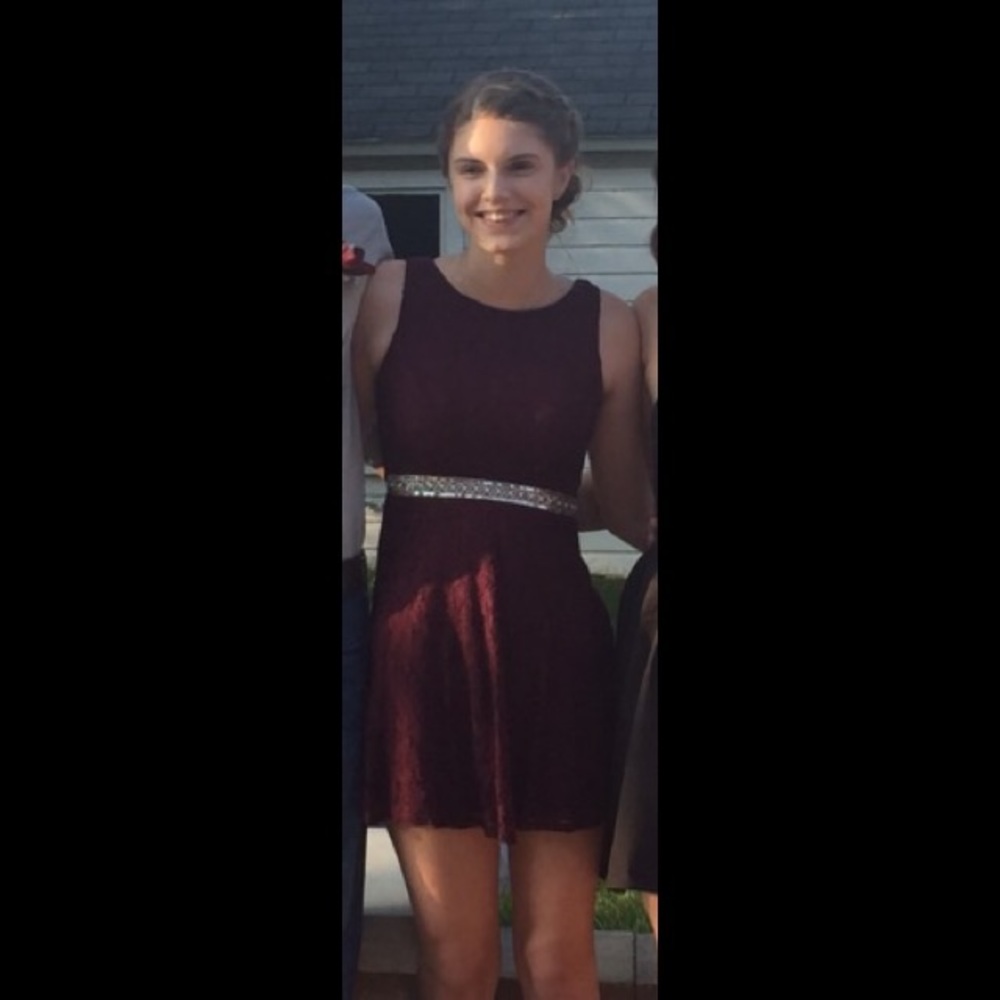 Maroon dress